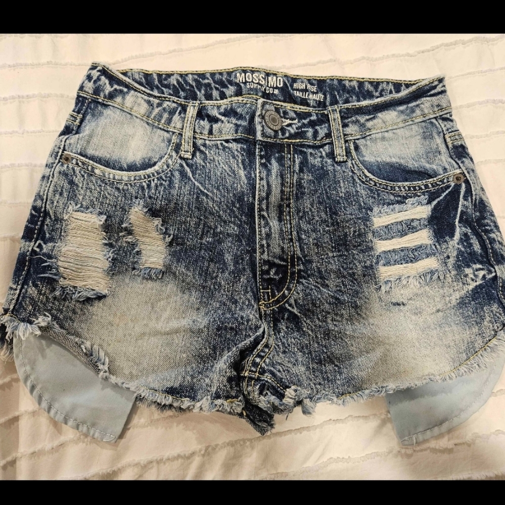 Mossimo size 5 high rise jean shorts